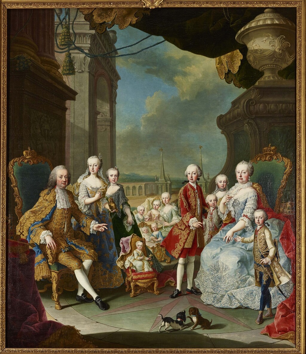 Portraits de la famille impériale, par Martin Van Meytens (et atelier) Imagep21