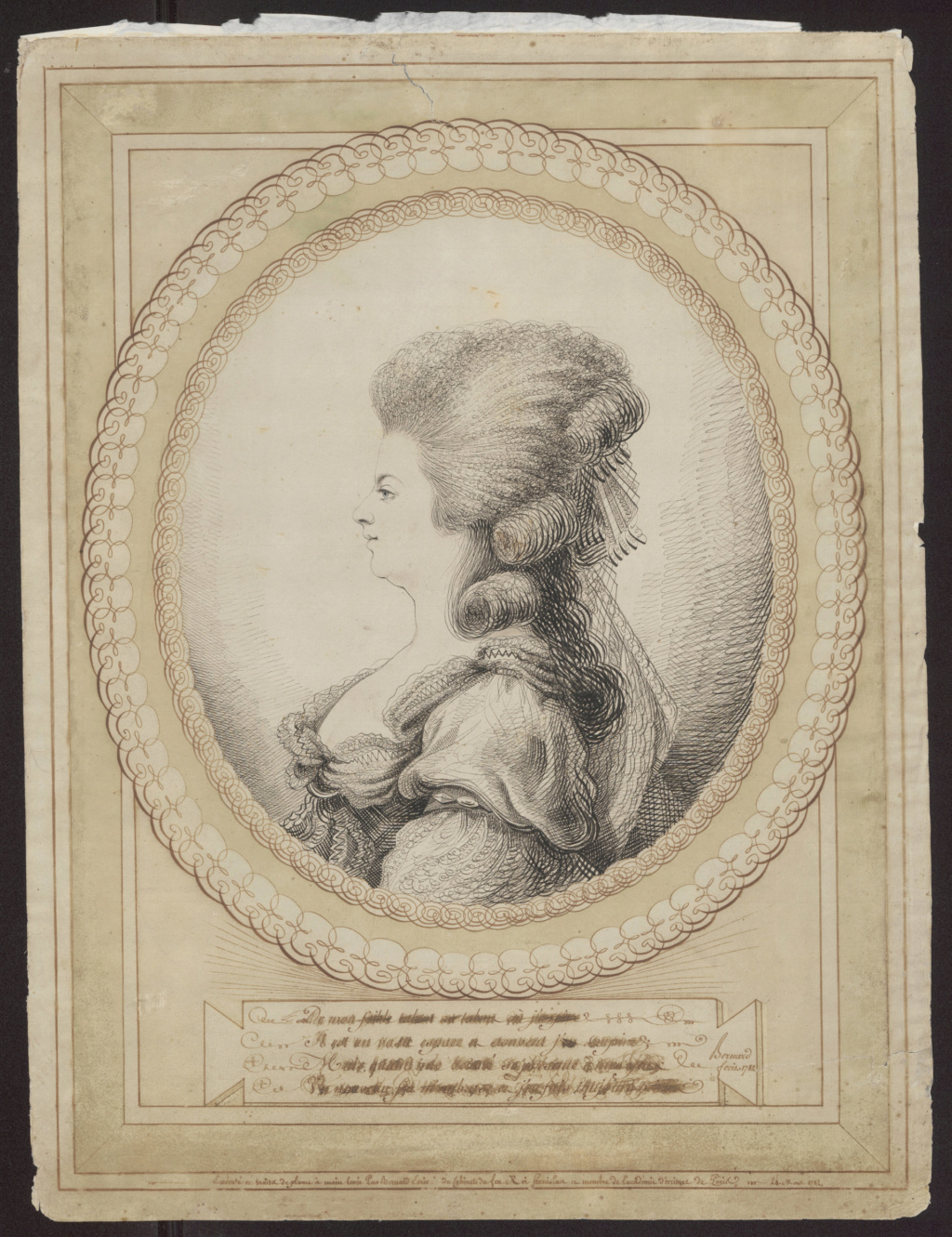 bernard - Jean-Joseph Bernard : portraits au trait de plume de Marie-Antoinette et Louis XVI - Page 2 Jean_j10