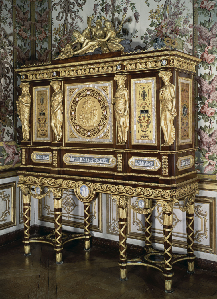 Le serre-bijoux de la chambre de la reine, à Versailles L26