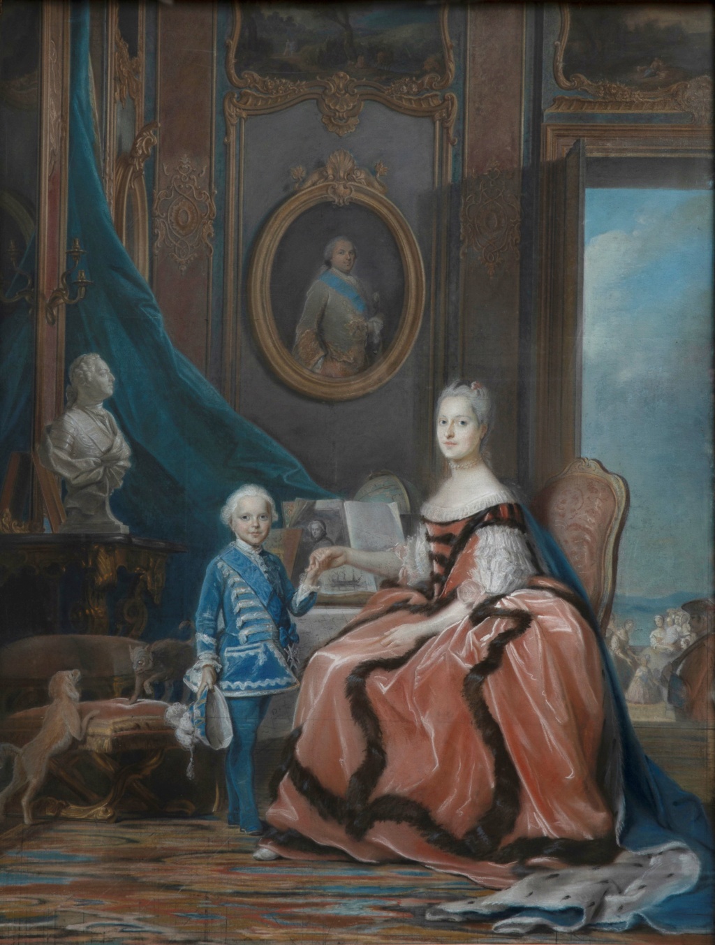  Louis-Joseph-Xavier de France (1751-1761), duc de Bourgogne, frère ainé de Louis XVI La-tou10