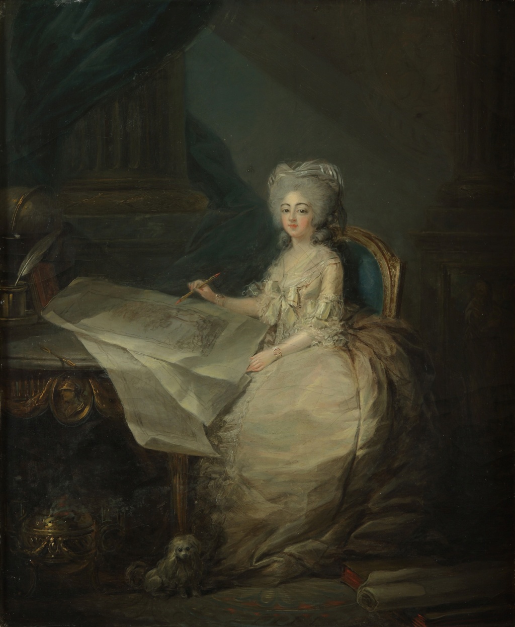 Portraits de Marie-Antoinette et de la famille royale par Charles Le Clercq ou Leclerq - Page 4 Lecler13