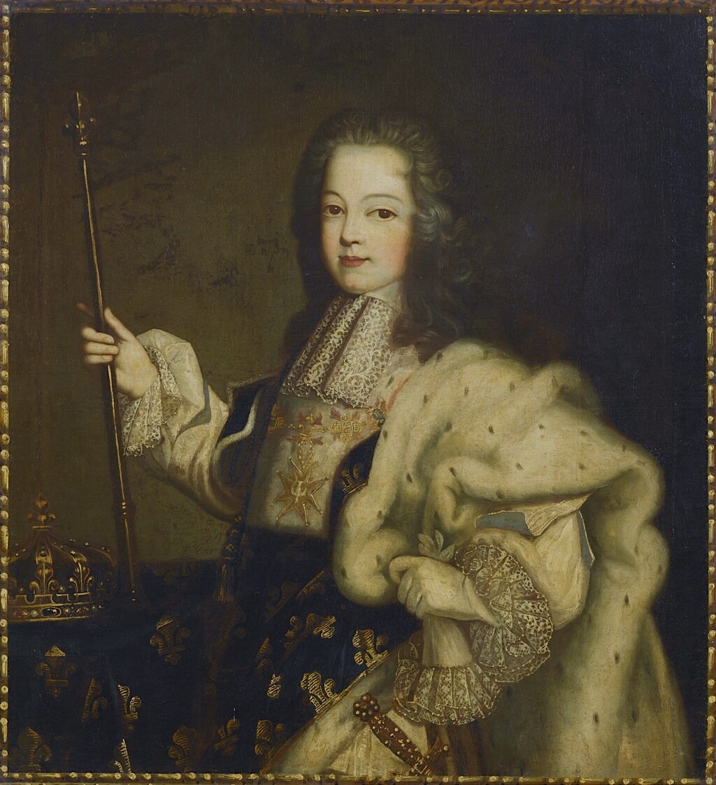Les couronnes de la reine Marie Leszczynska et du roi Louis XV Louis_38