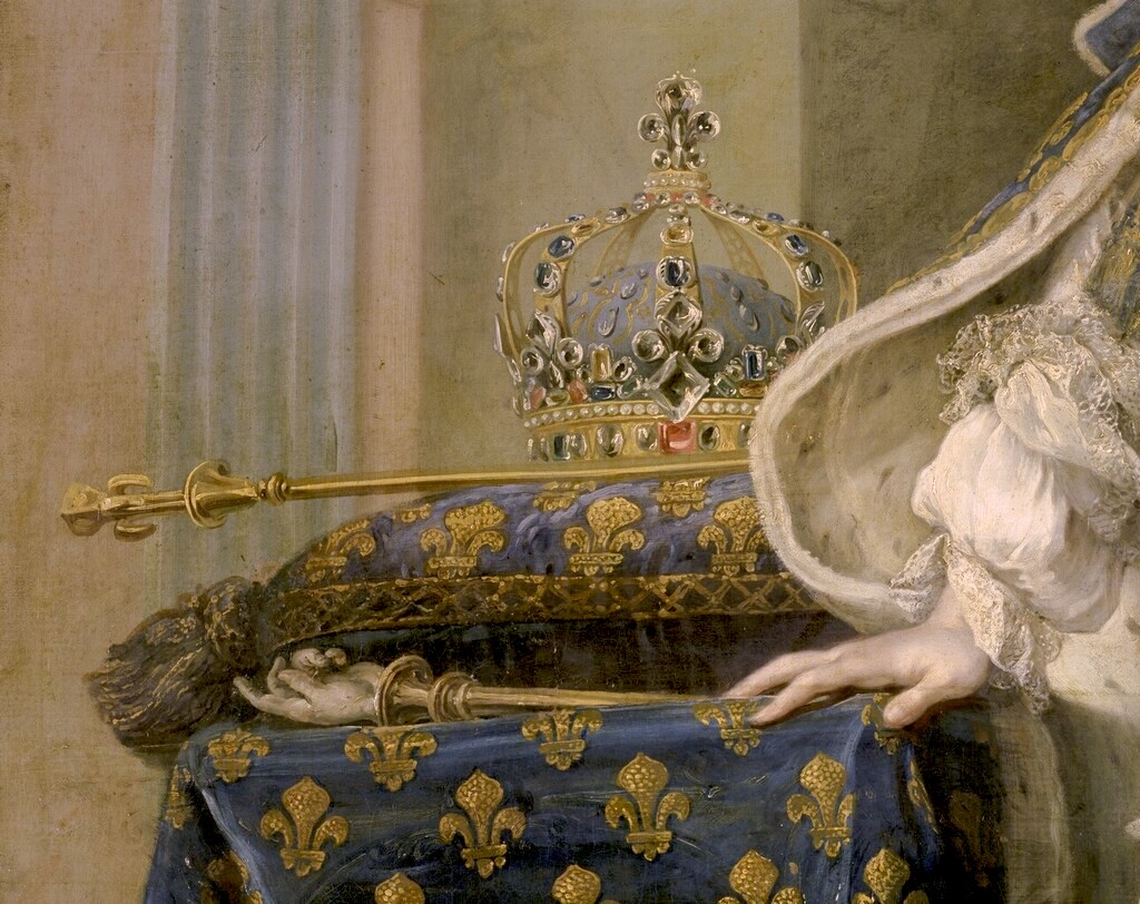 Les couronnes de la reine Marie Leszczynska et du roi Louis XV Louis_41