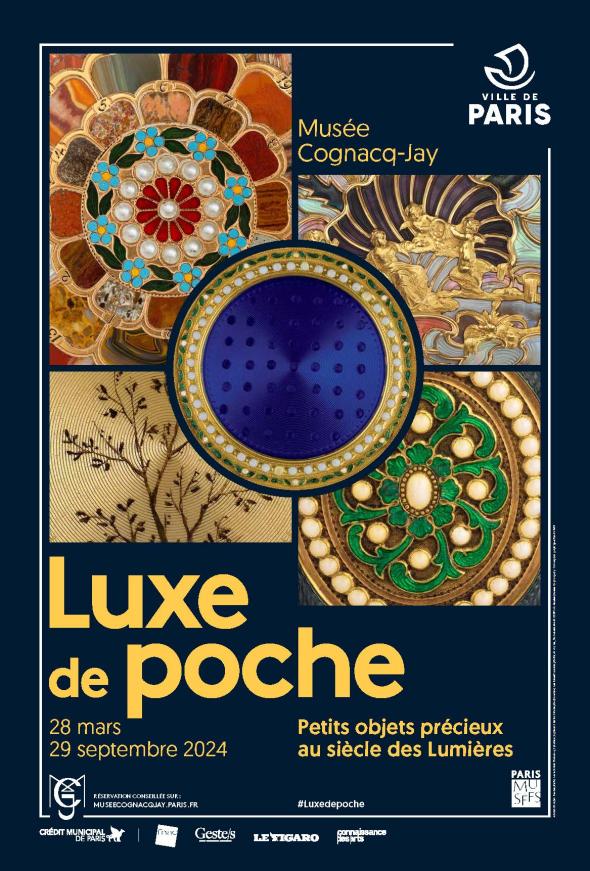 Exposition : Luxe de poche - Petits objets précieux au siècle des Lumières. Musée Cognacq-Jay Lux-mu10