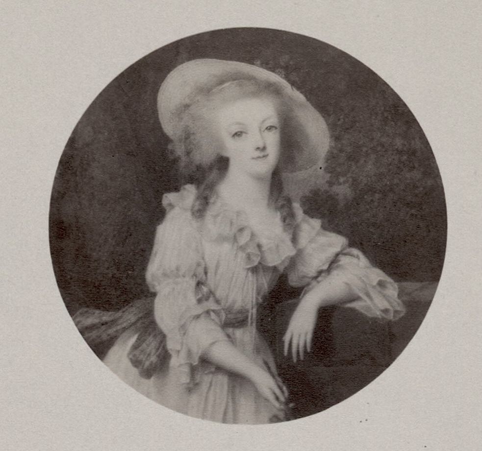 Portraits de Marie-Antoinette et Louis XVI, par Louis-Marie Sicard, dit Sicardi ou Sicardy Marie-80