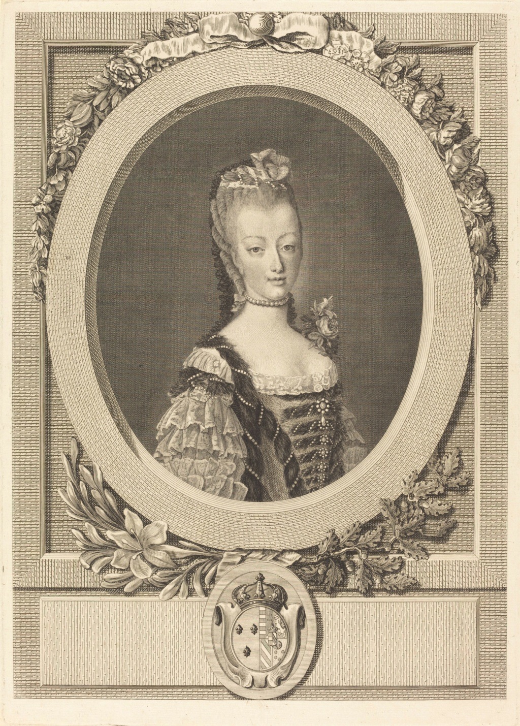 Portraits de Marie-Antoinette et de la famille royale, par Jean-Martial Frédou - Page 2 Marie172