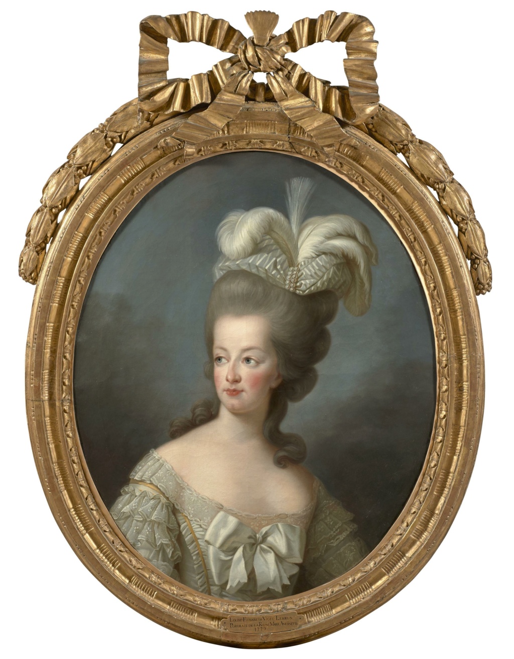 Marie-Antoinette en buste par et d'après Mme Vigée-Lebrun (1778) Marie198