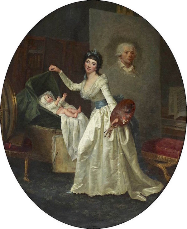 François Dumont, dit l'Aîné, peintre miniaturiste. Marie_30