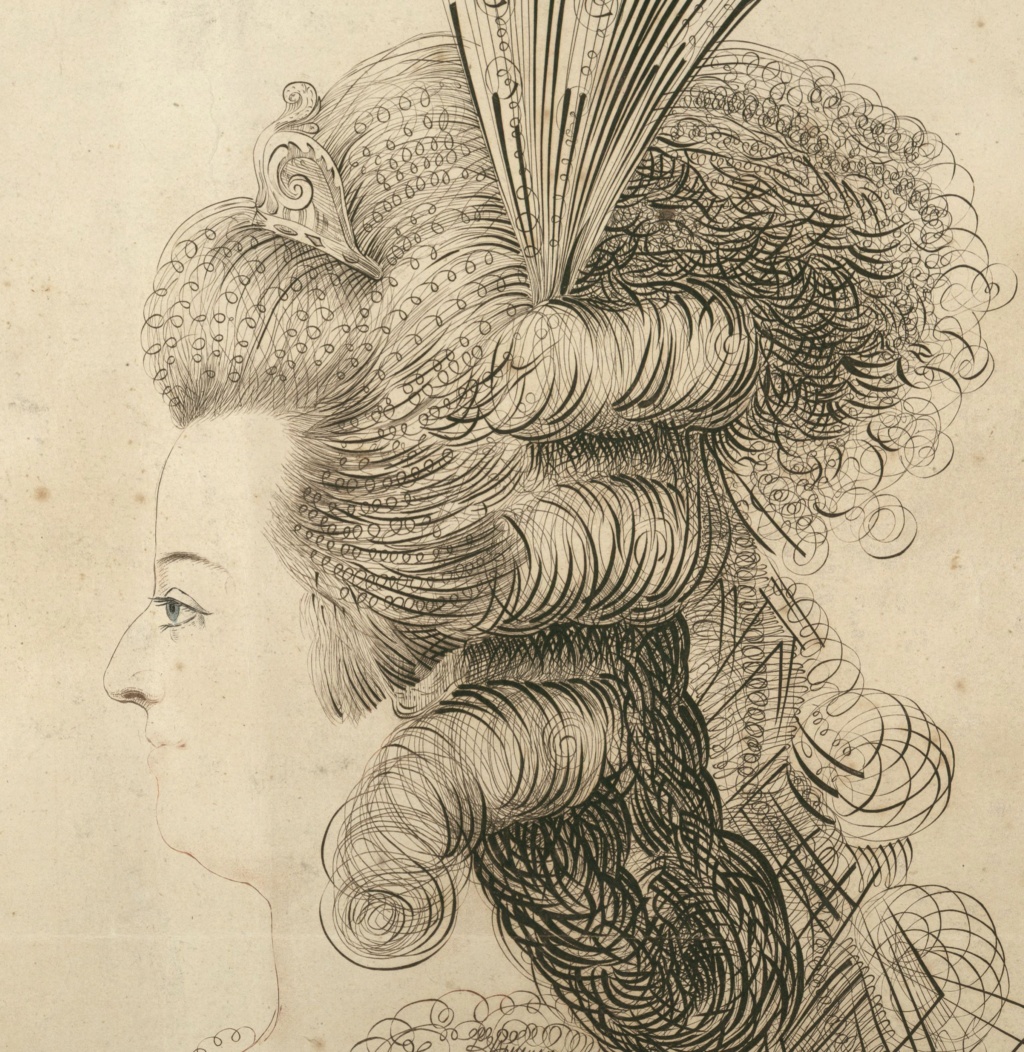 Jean-Joseph Bernard : portraits au trait de plume de Marie-Antoinette et Louis XVI - Page 2 Marie_83