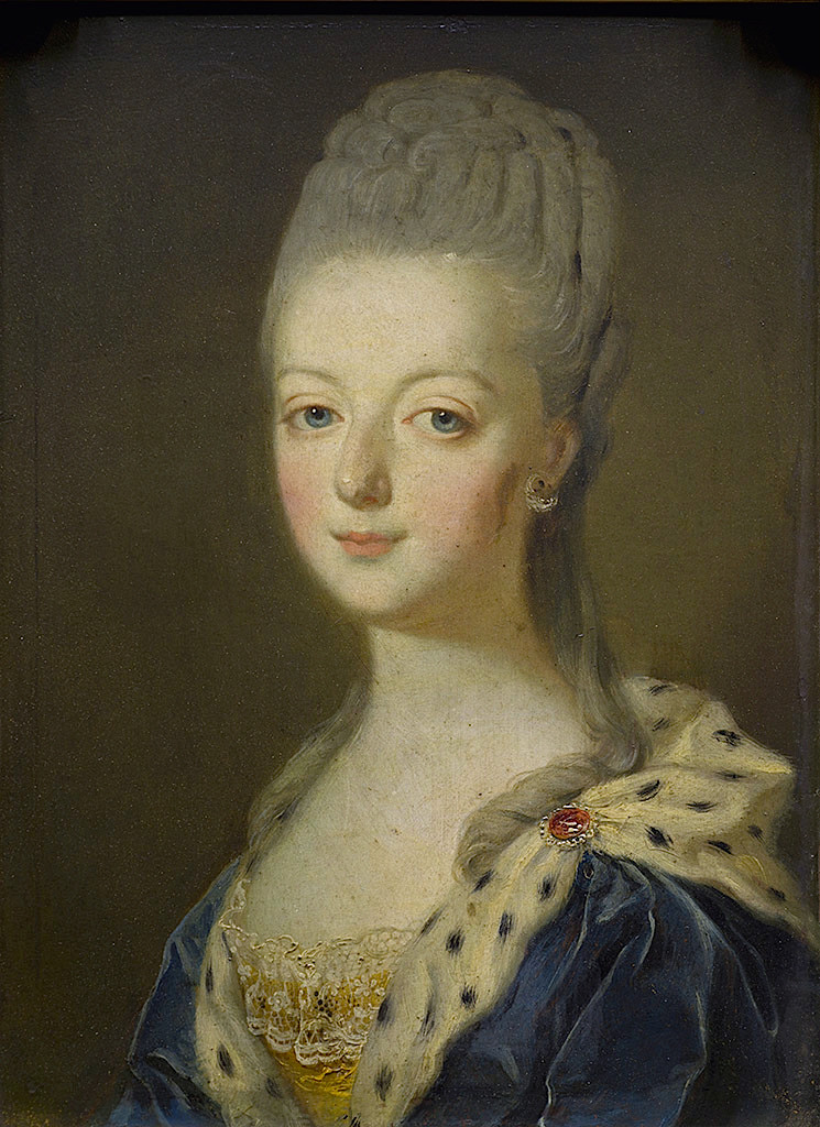 Johann Heinrich Schmidt, peintre de la dauphine vers 1772-1773 Museie10