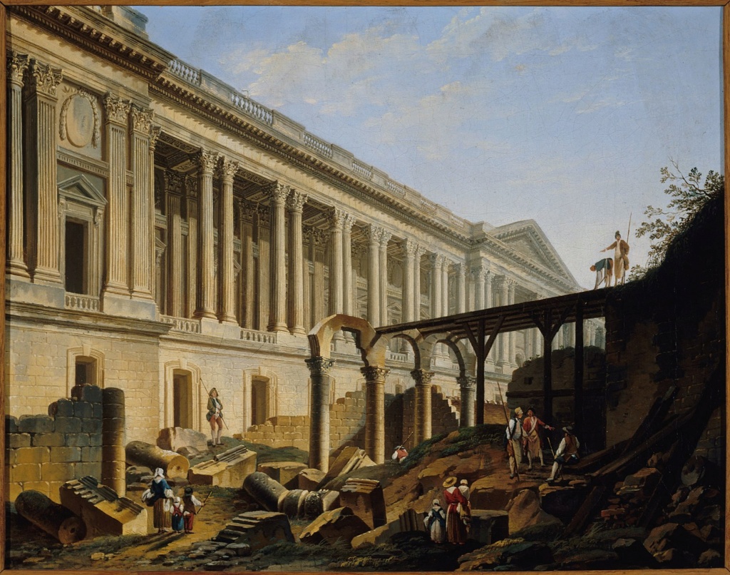 Le palais et musée du Louvre Pierre23