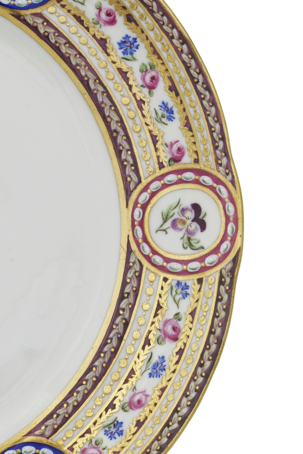 riche - Service en porcelaine de Sèvres "à décor riche en couleurs et riche en or" de Marie-Antoinette Piguet20
