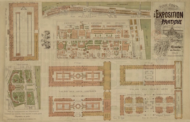 Reconstitutions de la tour du Temple et de la Bastille pour l'Exposition universelle de 1889 Plan_c10