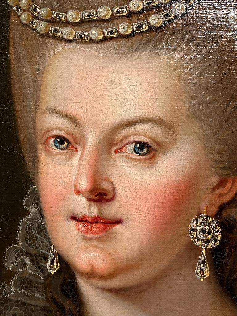 Portrait de Marie-Antoinette par Franz Stöber (1760-1834) Portr107