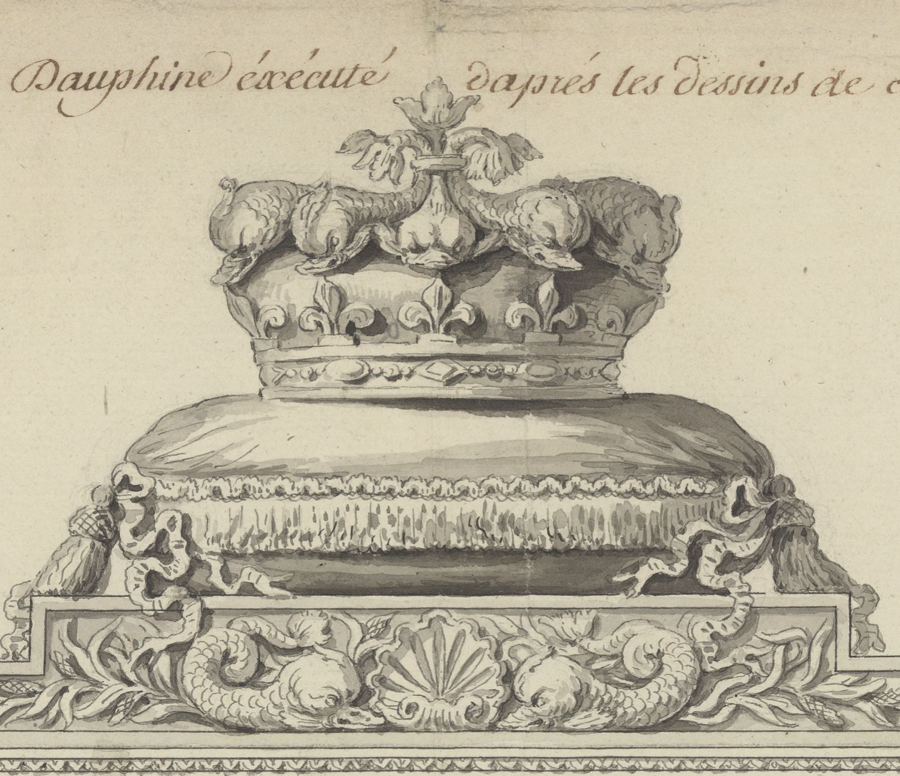 La corbeille de mariage et le serre-bijoux de Marie-Antoinette à Versailles Projet12