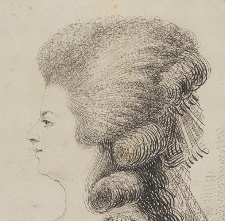 bernard - Jean-Joseph Bernard : portraits au trait de plume de Marie-Antoinette et Louis XVI - Page 2 Ryspol11