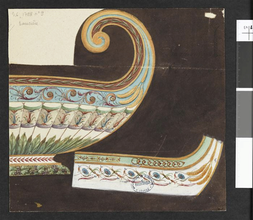 Les services en porcelaine de Sèvres de Louis XVI Servic10