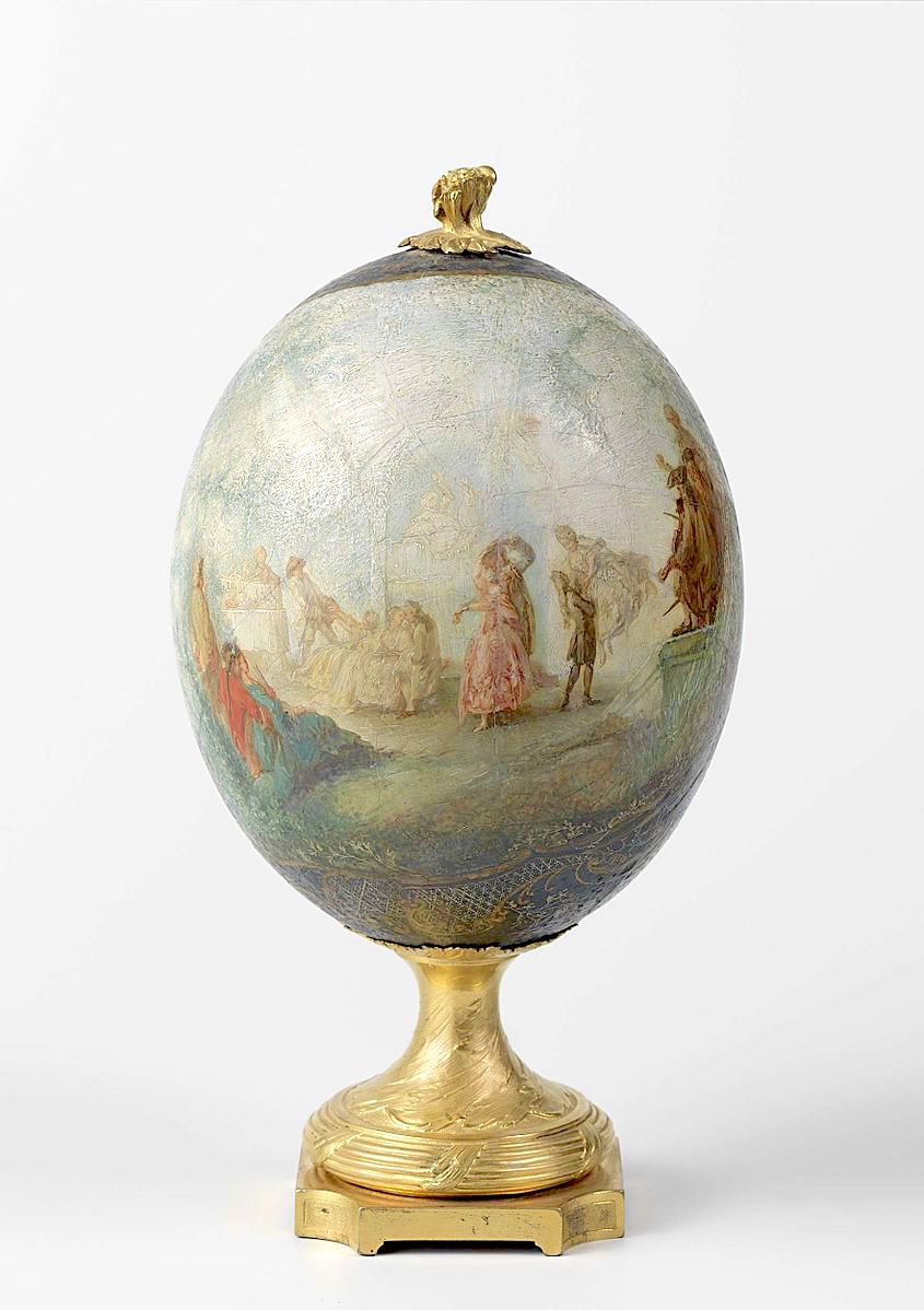 Les oeufs de Pâques et les oeufs d'Autruche peints au XVIIIe siècle Struis10