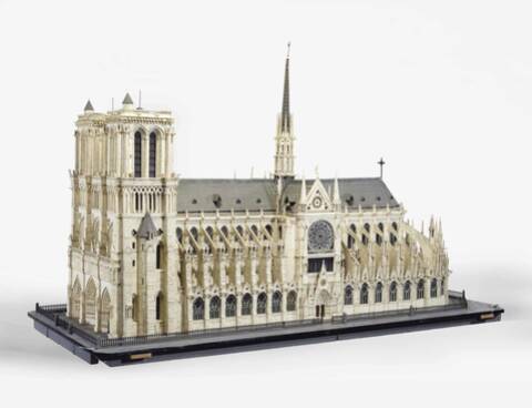 Maquettes historiques de la cathédrale Notre-Dame de Paris