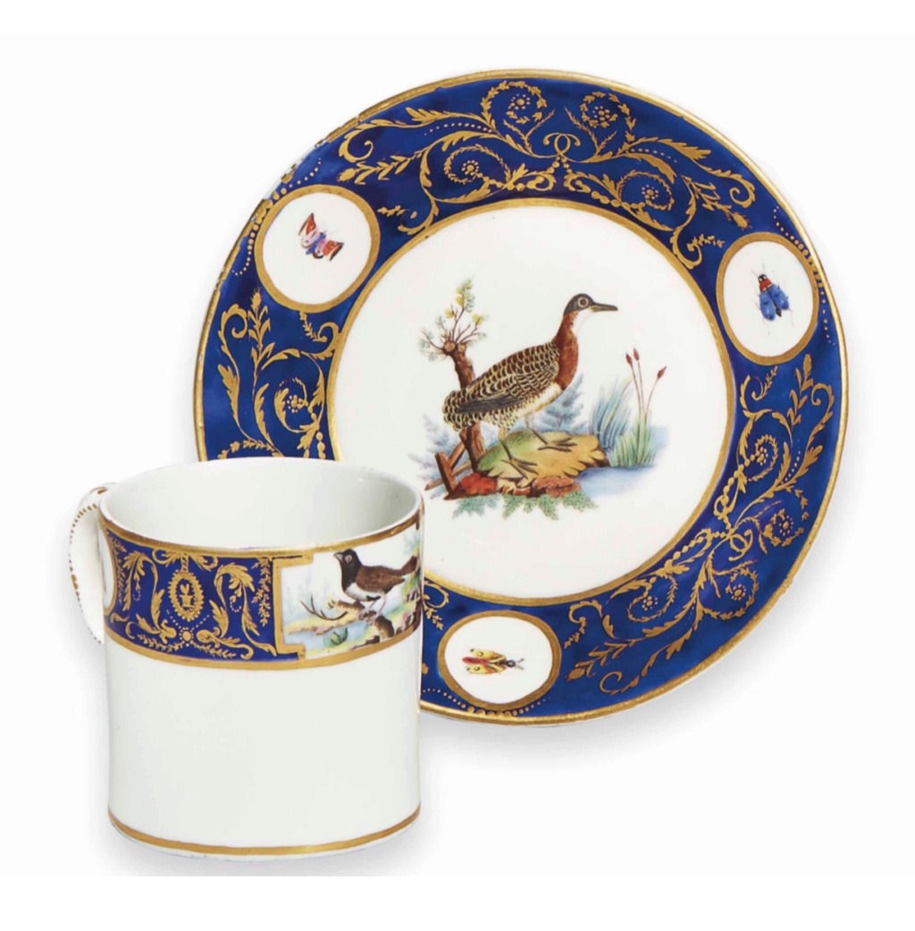 Les " Services aux oiseaux Buffon " des manufactures de porcelaine de Sèvres et Tournai Tourna10