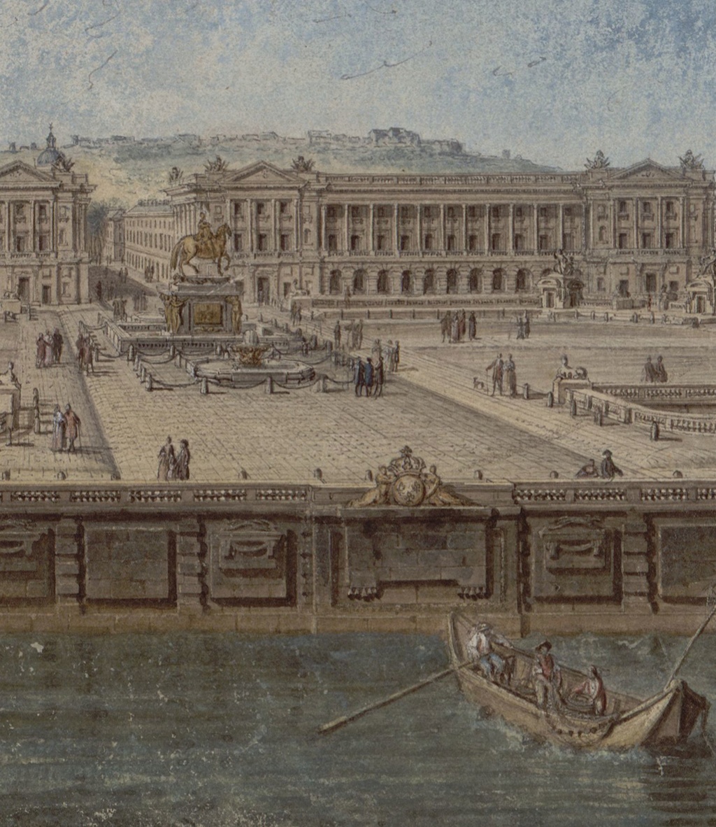 La place Louis XV, puis place de la Révolution, aujourd'hui place de la Concorde  - Page 3 Vue_de12