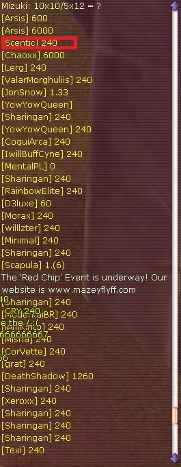 Events Log 210