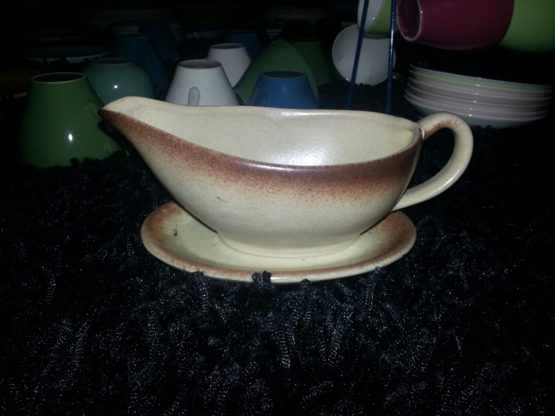 Clay Craft Gravy Boat and saucer 20140110