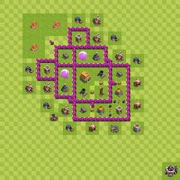 Town Hall Level 6 Defense Layout22
