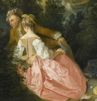 exposition "De Watteau à Fragonard, les Fêtes galantes."