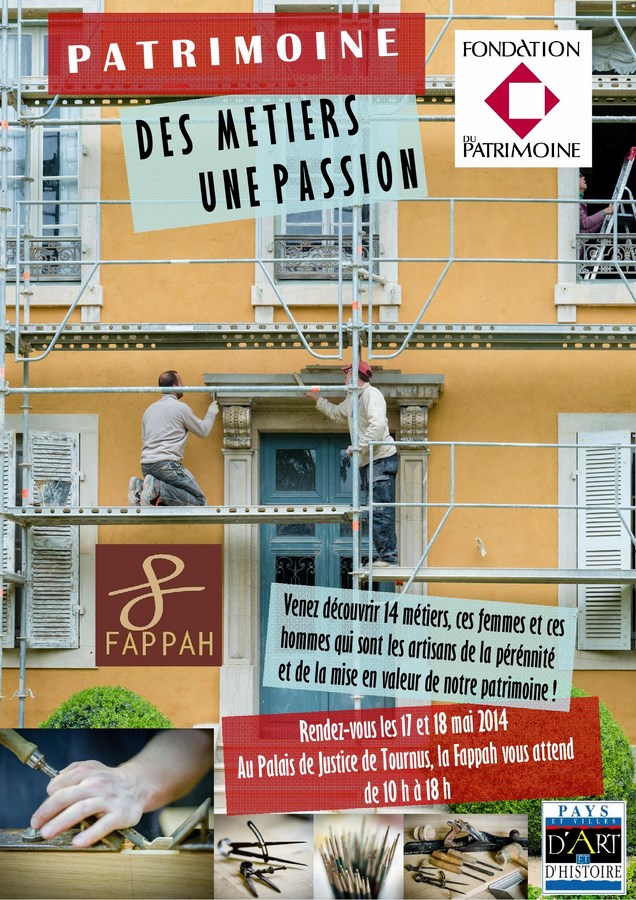 18 mai, Patrimoine-un métier-une passion Affich10