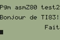 ASM83 afficher un texte Toto10