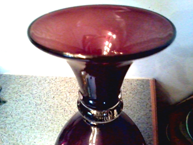 Beautiful Amethyst Glass Vase Amethy13