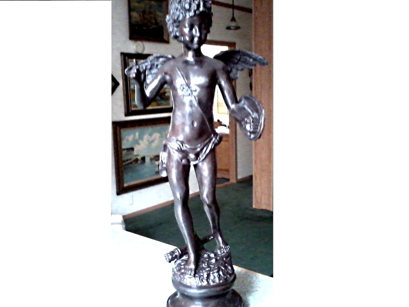 Cupid or Eros Bronze 24" No artist or foundry marks. Bronze10