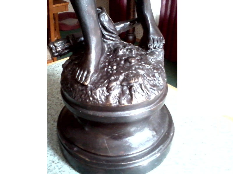 Cupid or Eros Bronze 24" No artist or foundry marks. Bronze13