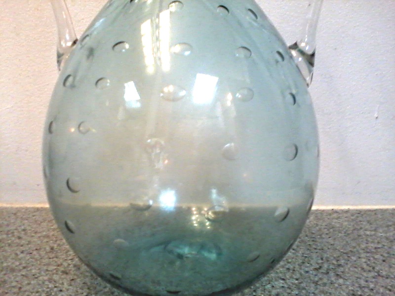Bullicante 12" Handled Vase in Seafoam Green Venini11