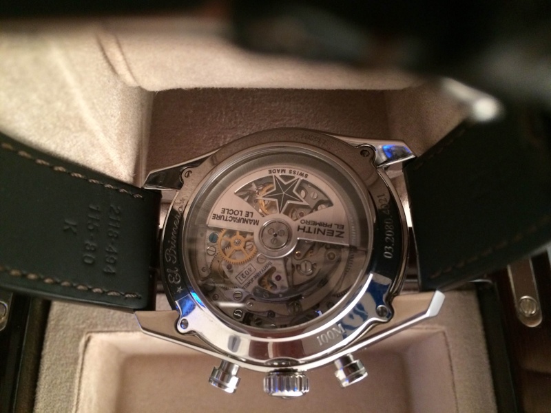 Bracelet acier pour ma El Primero Chronomaster Open Réserve de marche Photo_10