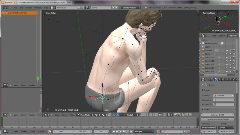 [3D - Sims 3/Blender] Réalisation de l'atelier création de poses niveau débutant de Delise Probla15
