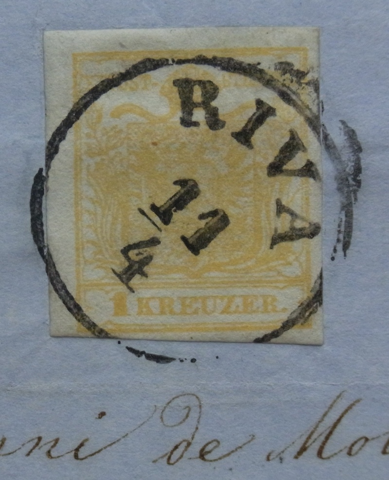 stempel - Die erste Österreichische Ausgabe 1850 03-det10