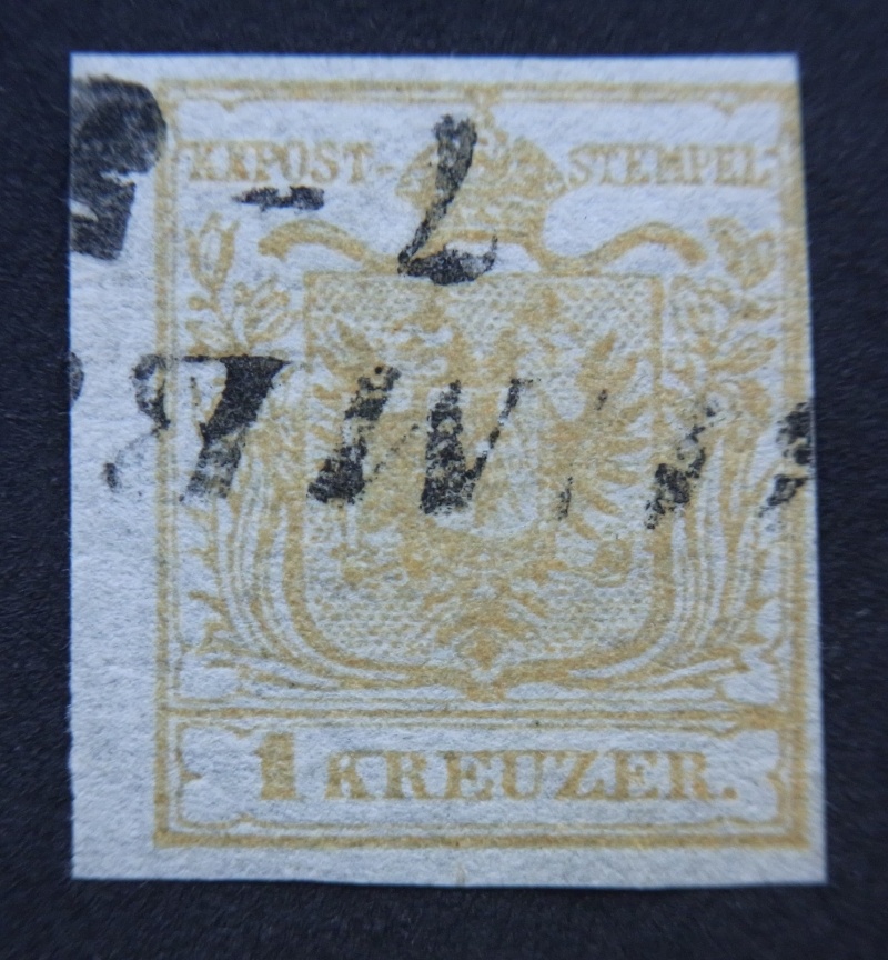 stempel - Die erste Österreichische Ausgabe 1850 Ank1-s10