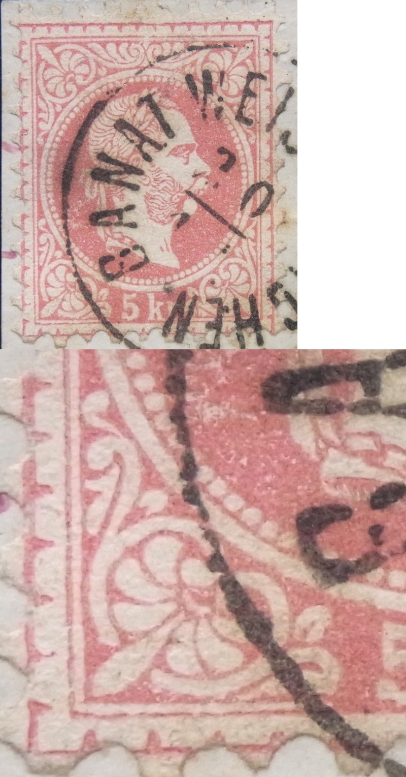 stempel - Freimarken-Ausgabe 1867 : Kopfbildnis Kaiser Franz Joseph I - Seite 4 Ank37-15