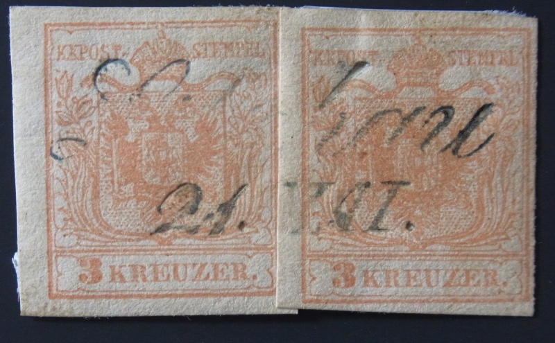 Kreuzer - Die erste Österreichische Ausgabe 1850 - Seite 3 Ank_3_13