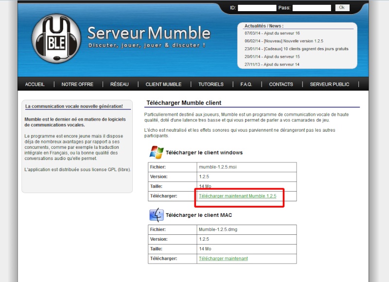 Installation et connexion à Mumble ETAPE PAR ETAPE (avec screenshots) Mumble11