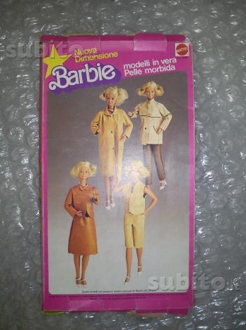 Barbie abito vera pelle B210