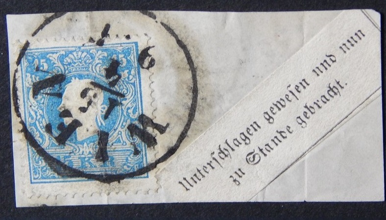 stempel - Die Freimarkenausgabe 1858 Type I und II - Seite 2 Kalab11