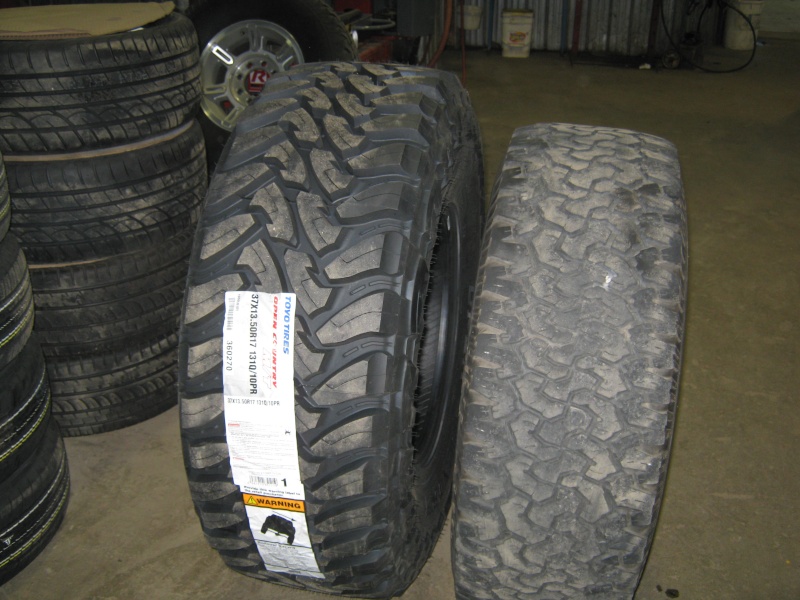 Photos de l'installation de mes nouveaux pneus Toyo M/T open country 37 X 13.50 R17 Toyo_t25