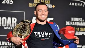 So, this MAGA hat wearing Colby Covington MMA fighter/Champion had a fight for the belt with a guy named Kamaru Usman Downlo15