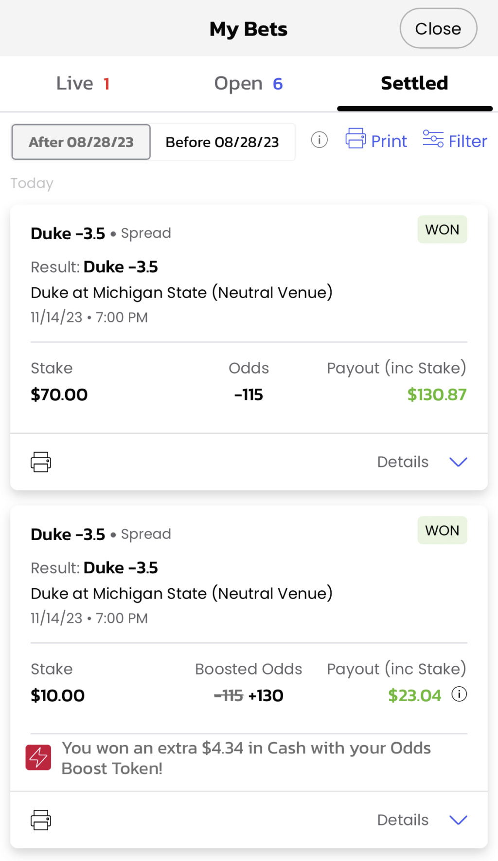 The how come there's no game thread it's Duke FFS game thread  Img_7113