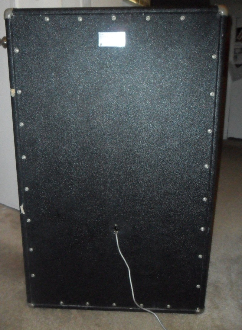 Vintage O.H.M Bass Cabinet with 4 100 Watt 10" Speakers _57d11