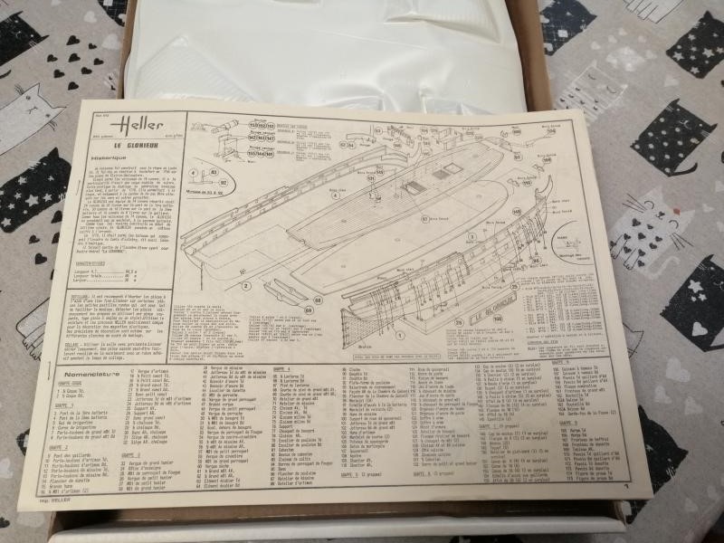 Le Glorieux de Heller au 1/150 74 canons 2 ponts par matelot du 17 250