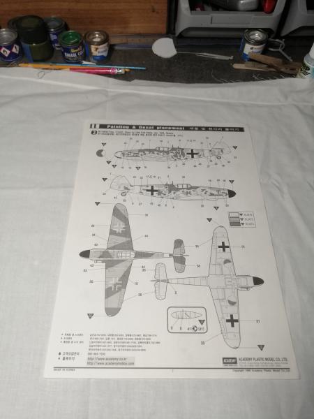 1/48 - MESSERSCHMITT BF109 G6 - ACADEMY -  621